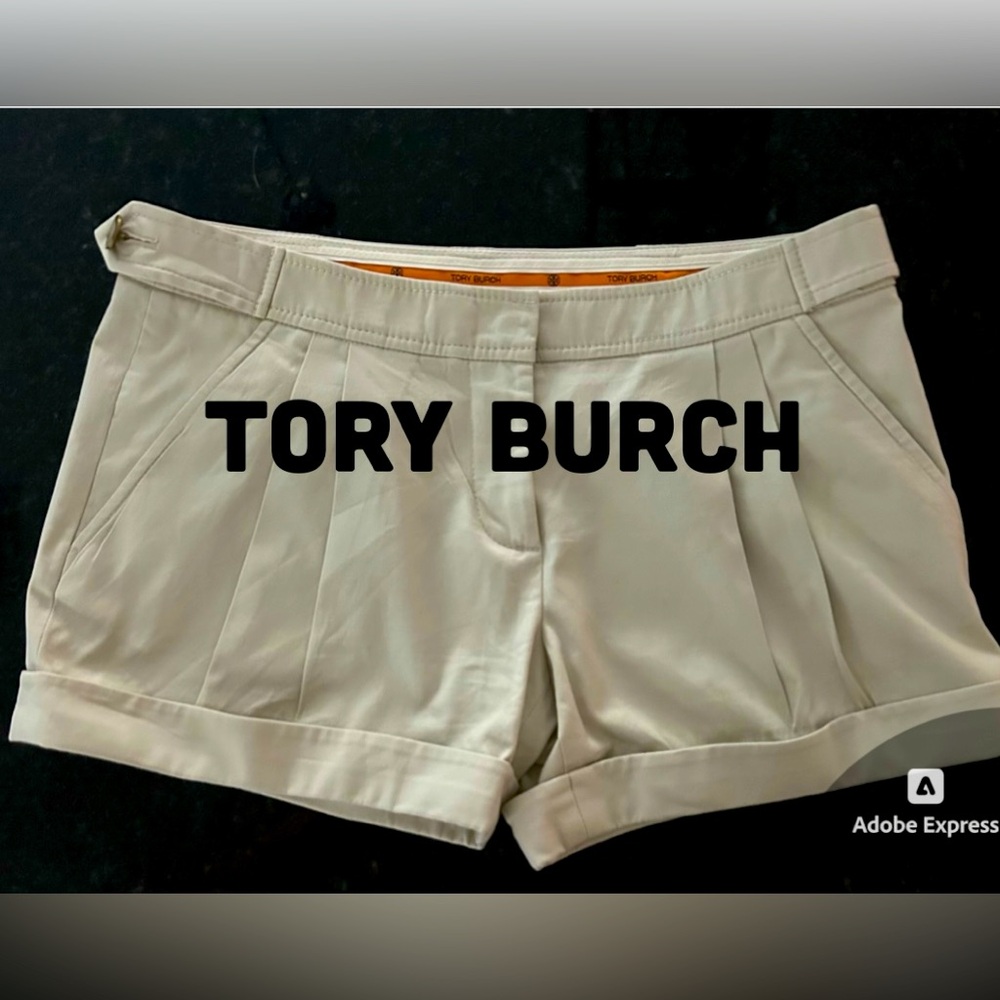 🧶Tory Burch Khaki Shorts -Size 2